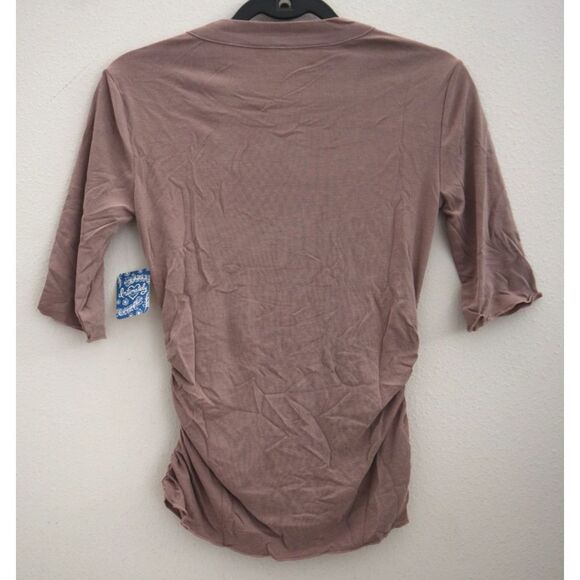 Intimately Free People OB1060305 Women's Sz M Coyote/Neutral Talk To Me T-Shirt - Picture 2 of 7